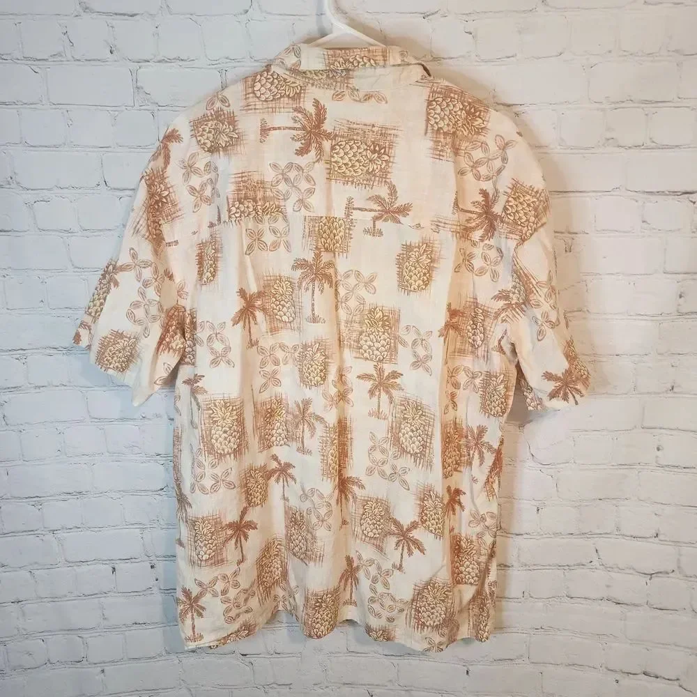 Island Shores Men's Hawaiian Shirt, Size XL